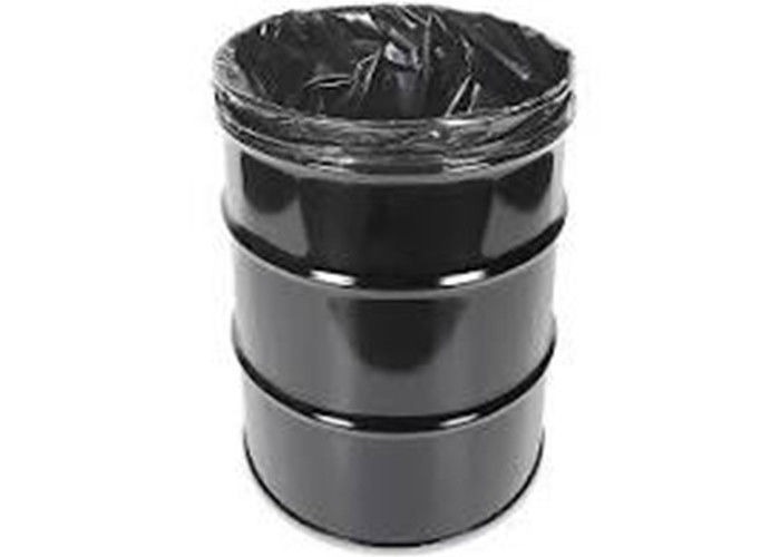 Molded Poly Drum Liner Bags 8 Mil Clear LDPE With Straight Heat