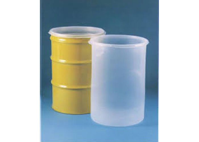 Transparent Straight Bottom Clear Drum Liners , Disposable Rigid Drum