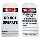 Customized Plastic Protective Tag for Industrial Application