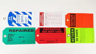 Customized Plastic Safety Tag Colorful With Custom Design