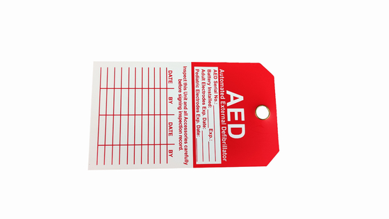 Long Lasting Durability Plastic Safety Tag Customized Design