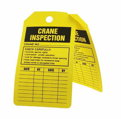 Plastic Safety Tag For Industrial With Custom Design And Enhanced Security