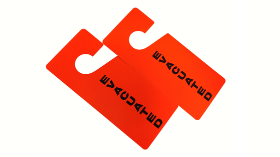 Plastic Safety Tag with Custom Design for Equipment Identification