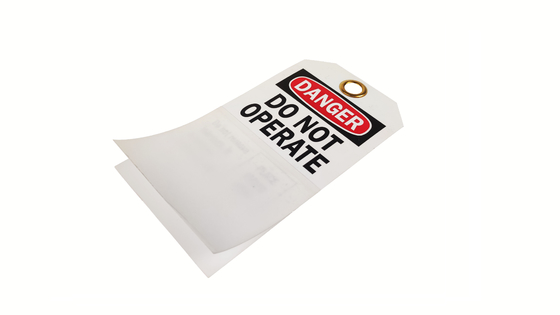 Enhanced Safety Measures Plastic Safety Tag with Long Lasting Durability