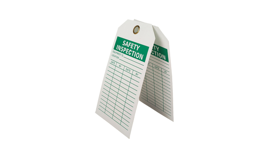 Durable Plastic Safety Tag Easy to Install for Quick Safety Measures