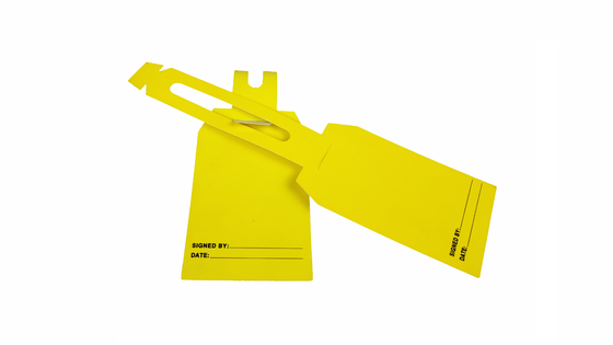 Custom Design Plastic Safety Tag Production for Safe and Durable Products