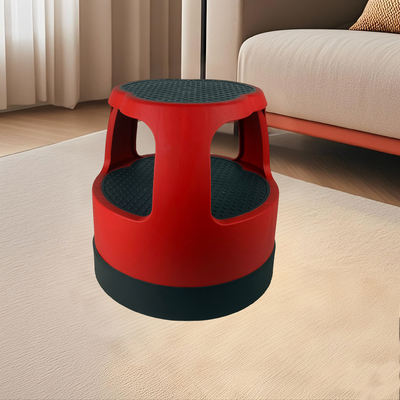 12 Inch Plastic Step Stool with 500 Lbs Capacity