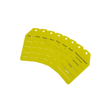 Plastic Safety Lockout Tagout Tags "out of Service " Waterproof Tag