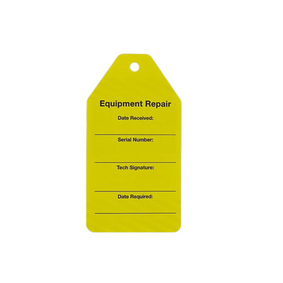 Plastic Safety Lockout Tagout Tags "out of Service " Waterproof Tag