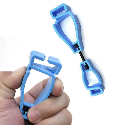 Wholesale  Custom Logo Glove Holder Colorful Portable Safety Plastic Glove Clip for Safety Work Gloves