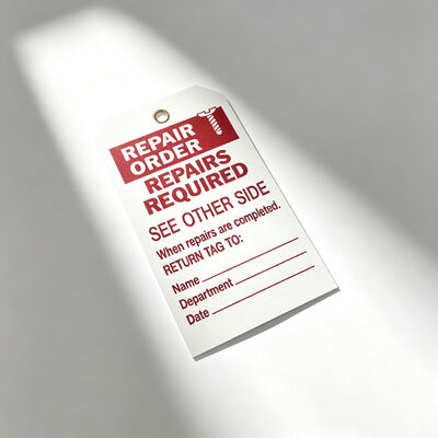 Waterproof Plastic Hang Tags with Writable Surface and Customizable Dimensions for Brand Labels