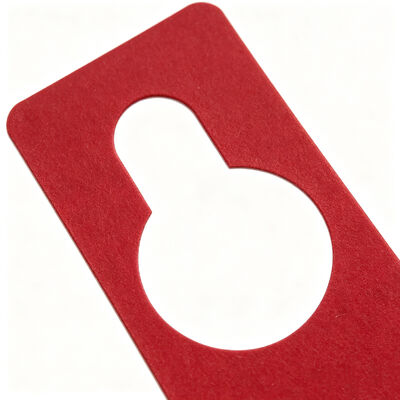 Irregularly Shaped Hang Tags Custom Printed Tear Resistant Withstands Moisture HangTag With String