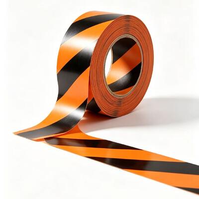 Manufacturer Customized Color Waterproof  Single Sided PVC Warning Tape