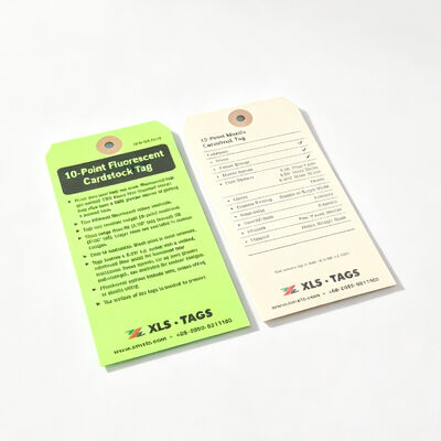 Custom Waterproof Tear Resistant Plastic Hang Tag for Industrial Safety and Lockout Applications