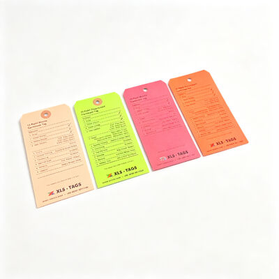 Custom Waterproof Tear Resistant Plastic Hang Tag for Industrial Safety and Lockout Applications
