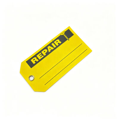 Custom Waterproof PVC Equipment Status LOTO Safety Tag, Machine Maintenance Warning Tag for Lockout Tagout