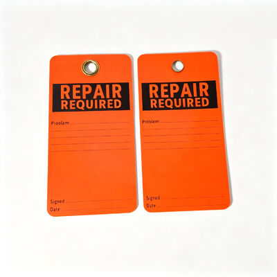 Custom Waterproof PVC Empty Cylinder Do Not Use LOTO Safety Tag, Gas Cylinder Equipment Warning Tag for Lockout Tagout