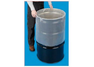 Custom 200 Liter Transparent Drum Liner Bags 4mil Round Bottom Liner