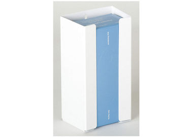 Powder Coated Metal Single Glove Dispenser White 5-3/4" Width Holds 1 Box