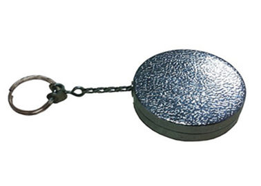 Round Shape Bulk Split Rings , Chrome Texture Finish Stainless Split Key Ring