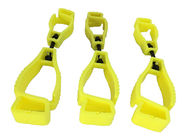 Colorful Plastic Glove Clips For Maintains Gloves Shape High Flexibility
