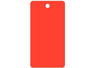Blank Pure Color Lockout Plastic Safety Tag Hi - Visibility Fluorescent Green Cardstock