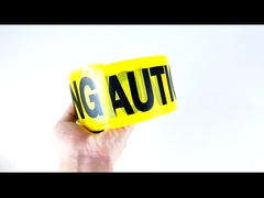 1000ft 3in 1.6mil Waterproof High Abrasion Resistance Barricade Safety Tape