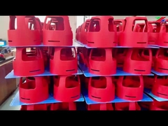 Customizable Color Round Step Stool with Retractable Casters - Non-Slip Surface