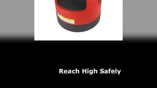 Red 15 Step Stool 300lb Capacity