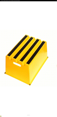 Non-Slip Plastic Step Stool with Secure Treads for Safety and Stability