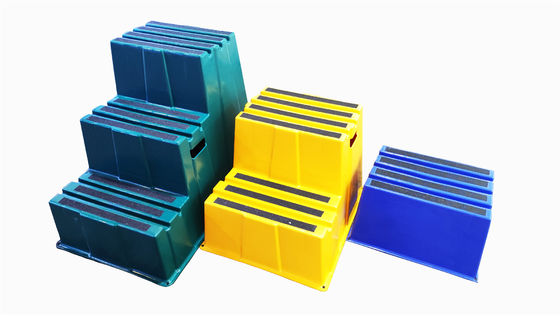 Multi Color Plastic Step Stand with 500lb Load Capacity