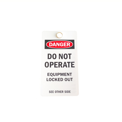 Industrial Readable Pvc Plastic Safety Tag Custom Design for Optimal Safety
