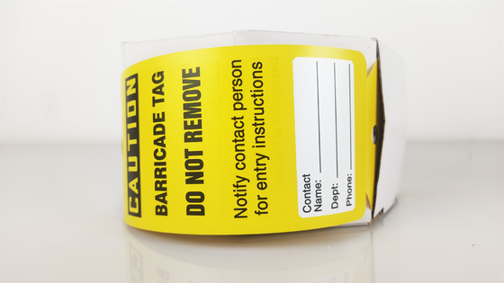 Customizable Plastic Safety Tag with Durability and Quality Assurance