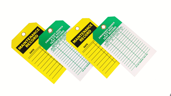 Custom Design Plastic Safety Tag for Efficiently Track And Manage Assets