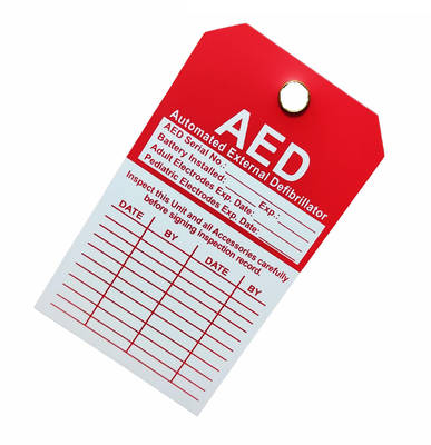 Long Lasting Durability Plastic Safety Tag Customized Design