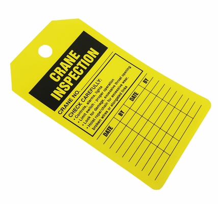 Plastic Safety Tag For Industrial With Custom Design And Enhanced Security