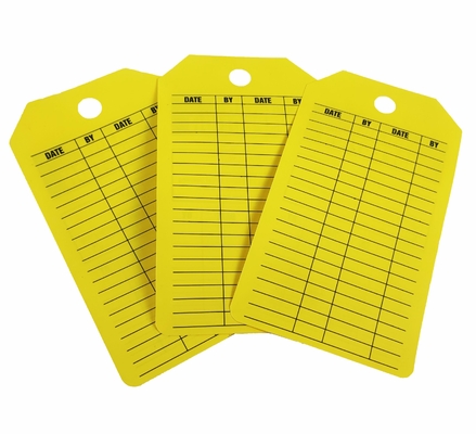 Plastic Safety Tag For Industrial With Custom Design And Enhanced Security