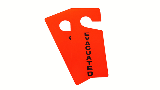 Plastic Safety Tag with Custom Design for Equipment Identification