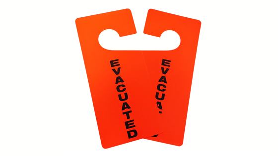 Plastic Safety Tag with Custom Design for Equipment Identification