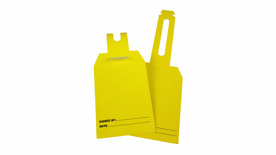 Custom Design Plastic Safety Tag Production for Safe and Durable Products