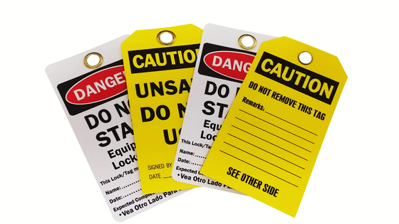 Custom Design Plastic Safety Tag for High-Performance Solutions
