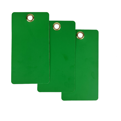 Custom Printed Blank PVC Tag  Waterproof Durable Lockout Plastic Tag
