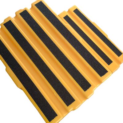 Durable Stackable Step Stool with 500 lb Load Capacity, Eco-friendly HDPE Material, and Non-slip Design