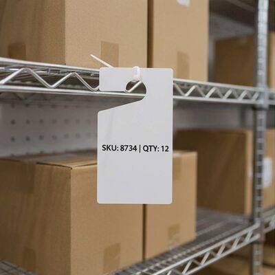 Custom High Plastic Quality Blank Hang Tag Pass Card Door Hanger Flyer