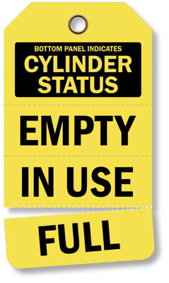 Custom Printed Logo Perforated Tags PVC Cylinder Empty Tag for Warning