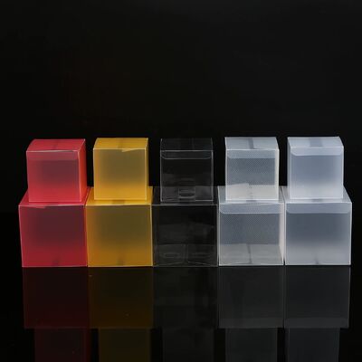 Transparent PET Box Folding Plastic Box for Cosmetic Product Gift Packaging