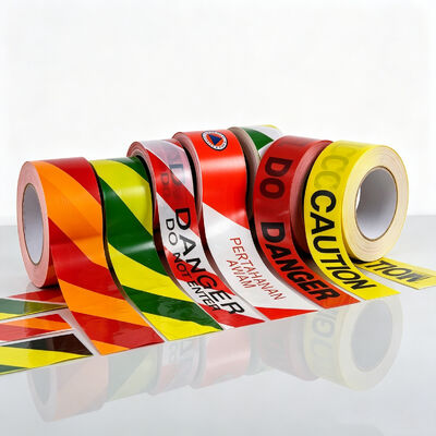 Customized Non Adhesive Waterproof Tear-Resistant PE Plastic Barrier Warning Tape