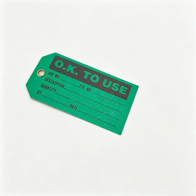 Custom Waterproof PVC Equipment Status LOTO Safety Tag, Machine Maintenance Warning Tag for Lockout Tagout