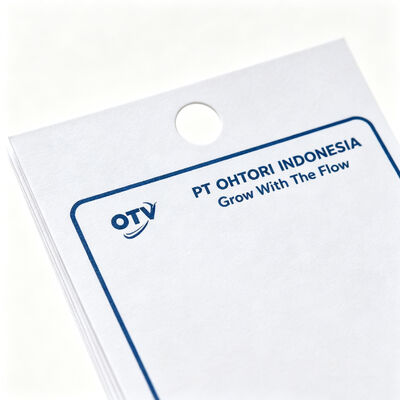 Custom Synthetic Paper Hang Tags for Clothing Bedding Set, Gold Embossed Biodegradable Printed Swing Tag