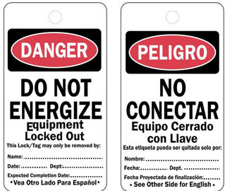Customized Long Lasting Safety Identification Tag